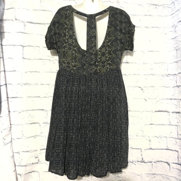 FREE PEOPLE SUNDOWN STRAP BABY DOLL DRESS XS - Picture 3 of 8